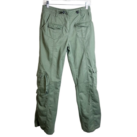 Brandy Melville Pants - Brandy Melville Kim Cargo Pants Green